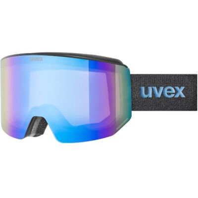 Uvex lace ATTRACT Skibril voor volwassene filtercategorie 2 condensvrij black dl/FM blue-gree one size Uvex lace ATTRACT Skibril voor volwassene filtercategorie 2 condensvrij black dl/FM blue-gree one size