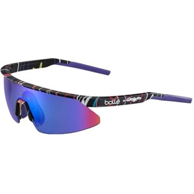 bollé MICRO EDGE, GREMS Collab, Volt+ Ultraviolet gepolariseerd, Medium, zonnebril, Unisex, Volwassene, Zwart, M bollé MICRO EDGE, GREMS Collab, Volt+ Ultraviolet gepolariseerd, Medium, zonnebril, Unisex, Volwassene, Zwart, M