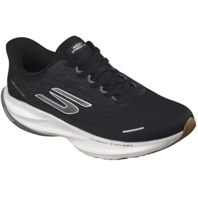Skechers Skx Aero Spark SI Slip-Ingymschoenen voor heren Premium loopdesign, handsfree, Hyper Burst ijsdemping, met koolstof geïnjecteerde H-plaat, voetboog-fit Skechers Skx Aero Spark SI Slip-Ingymschoenen voor heren Premium loopdesign, handsfree, Hyper Burst ijsdemping, met koolstof geïnjecteerde H-plaat, voetboog-fit