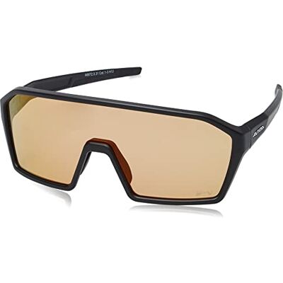 ALPINA Unisex Volwassenen, RAM Q-LITE V Sportbril, black matt/red, One Size ALPINA Unisex Volwassenen, RAM Q-LITE V Sportbril, black matt/red, One Size