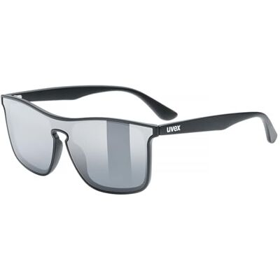 Uvex heyday Sportbril voor volwassene sterke bescherming tegen zonnestraling 100% UVA-, B-, C-bescherming black matt/smoke gray one size Uvex heyday Sportbril voor volwassene sterke bescherming tegen zonnestraling 100% UVA-, B-, C-bescherming black matt/smoke gray one size