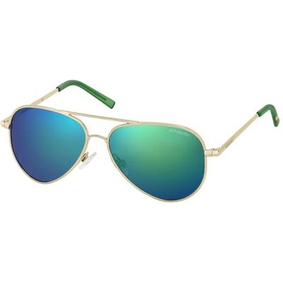 Polaroid Unisex kinderen Kids kinderbril Pld 8015/N maat 52-12 mm goud gepolariseerde zonnebril (1 stuk) Polaroid Unisex kinderen Kids kinderbril Pld 8015/N maat 52-12 mm goud gepolariseerde zonnebril (1 stuk)