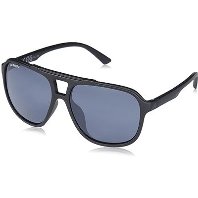 ALPINA Unisex Volwassenen, SNAZZ Zonnebril, all black matt, One Size gespiegeld 100% UV-bescherming ALPINA Unisex Volwassenen, SNAZZ Zonnebril, all black matt, One Size gespiegeld 100% UV-bescherming