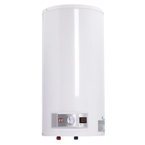 DIFU Warmwaterboiler, 80 liter, elektrische boiler, warmwaterboiler, 2000 W, met led-scherm, 30-75 °C