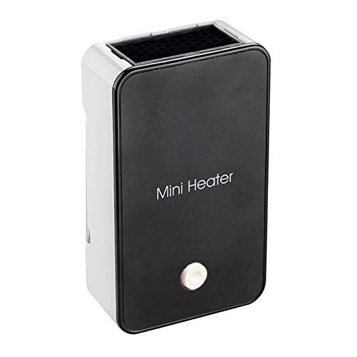 HUUG Draagbare mini-verwarming, elektrische handwarmer met mini-plug radiatorverwarming, ultra laag stroomverbruik 50W lage stroomversnellingsbak draagbare desktop kleine elektrische verwarmingsdroger (kleur: zwart)