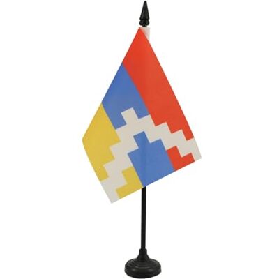AZ Flag - Artsakh-vlag - 15x10 cm - Tafelvlag AZ Flag - Artsakh-vlag - 15x10 cm - Tafelvlag