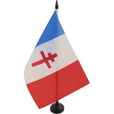AZ Flag - France Libre 1940-1944 - 21x14cm - Desk Flag - Flag AZ Flag - France Libre 1940-1944 - 21x14cm - Desk Flag - Flag