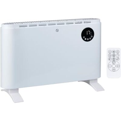 alpina Elektrische Kachel 2000W Electrische Verwarming Convectorkachel Heater met Instelbare Thermostaat en 3 Warmtestanden Vrijstaand of Wandmontage Wit alpina Elektrische Kachel 2000W Electrische Verwarming Convectorkachel Heater met Instelbare Thermostaat en 3 Warmtestanden Vrijstaand of Wandmontage Wit