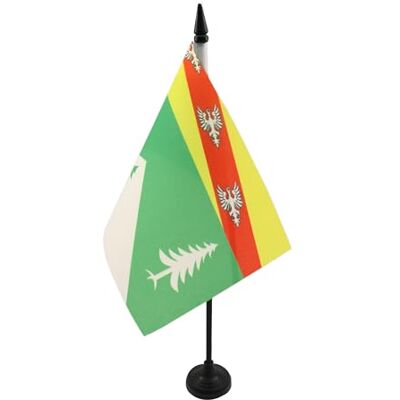 AZ FLAG Tafelvlag Frans departement Vosges 21x14 cm Plastic Voet Binnengebruik bureauvlag gestikte afwerking met verstevigde randen met kunststof stok en kunststof voet 100D polyester AZ FLAG Tafelvlag Frans departement Vosges 21x14 cm Plastic Voet Binnengebruik bureauvlag gestikte afwerking met verstevigde randen met kunststof stok en kunststof voet 100D polyester