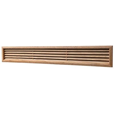 La Ventilazione Ventilatierooster eiken rechthoekig LGZS80550Q 550x80mm La Ventilazione Ventilatierooster eiken rechthoekig LGZS80550Q 550x80mm