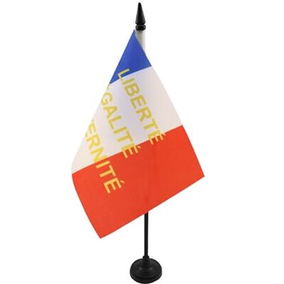 AZ Flag - France Liberté Egalité Fraternité - 21x14cm - Flag AZ Flag - France Liberté Egalité Fraternité - 21x14cm - Flag