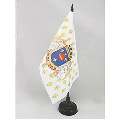 AZ FLAG Tafelvlag Koninkrijk Frankrijk engelen Heilig Hart 21x14 cm Binnengebruik Frans bureauvlag Royaume de France Anges Sacré Cœur gestikte afwerking met verstevigde randen 100D polyester AZ FLAG Tafelvlag Koninkrijk Frankrijk engelen Heilig Hart 21x14 cm Binnengebruik Frans bureauvlag Royaume de France Anges Sacré Cœur gestikte afwerking met verstevigde randen 100D polyester