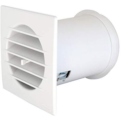 La Ventilazione De ventilatie ACQ10CB Aircontrol rooster Quadra met thermostaatventiel voor Clima Mite 126 x 126 mm, wit La Ventilazione De ventilatie ACQ10CB Aircontrol rooster Quadra met thermostaatventiel voor Clima Mite 126 x 126 mm, wit
