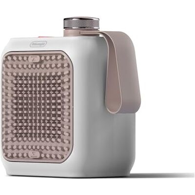 De'Longhi De’Longhi Capsule Desk HFX10B03.PK, keramische luchtverhitter, stille miniverwarming, functioneel ontwerp, verstelbare grille, veiligheidsmostaat, compact, geschikt voor desktop en op reis, 350 W, roze De'Longhi De’Longhi Capsule Desk HFX10B03.PK, keramische luchtverhitter, stille miniverwarming, functioneel ontwerp, verstelbare grille, veiligheidsmostaat, compact, geschikt voor desktop en op reis, 350 W, roze