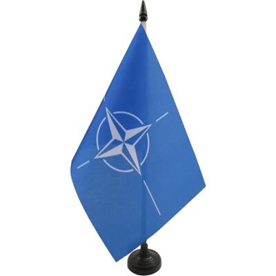 Az Flag - Drapeau De Table Otan 21x14cm - flag Az Flag - Drapeau De Table Otan 21x14cm - flag