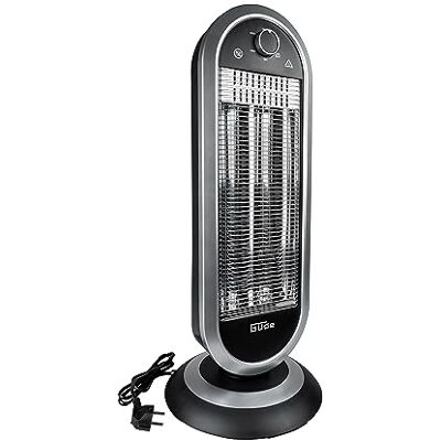 Güde Infrarood warmtestraler GIH 900 (900 W verwarmingsvermogen, 2 warmtestanden (450/900 W) met of zonder oscillatie, 20 m³ max. ruimteverwarmingsvermogen, koolstofverwarmingselementen, grote voet & Güde Infrarood warmtestraler GIH 900 (900 W verwarmingsvermogen, 2 warmtestanden (450/900 W) met of zonder oscillatie, 20 m³ max. ruimteverwarmingsvermogen, koolstofverwarmingselementen, grote voet &