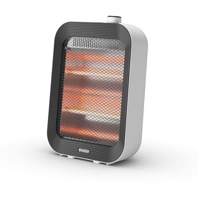 Olimpia Splendid , Quarzia Slim B Infraroodwarmtestraler met kwartslampen, vermogen tot 800 W, onmiddellijke en gelijkmatige verwarming, kantelbeveiligingsschakelaar, slank design met praktische Olimpia Splendid , Quarzia Slim B Infraroodwarmtestraler met kwartslampen, vermogen tot 800 W, onmiddellijke en gelijkmatige verwarming, kantelbeveiligingsschakelaar, slank design met praktische