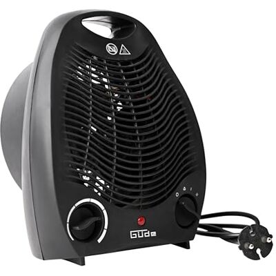 Güde Ventilatorkachel GH 2000 B (220-240 V, 2000 W verwarmingsvermogen, 2 warmtestanden: 1000/2000 W, blaasvermogen 75 m³/h, traploze thermostaat, oververhittings- en kantelbeveiliging, draaggreep) Güde Ventilatorkachel GH 2000 B (220-240 V, 2000 W verwarmingsvermogen, 2 warmtestanden: 1000/2000 W, blaasvermogen 75 m³/h, traploze thermostaat, oververhittings- en kantelbeveiliging, draaggreep)