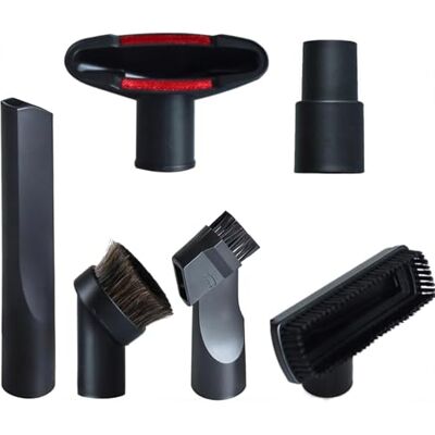 GIBTOOL lgs Universele Vacuüm Bijlagen Accessoires Schoonmaak Kit Borstel Nozzle Crevice Tool voor 1 1/4 "& 1 3/8" Standaard Slang 6 stks GIBTOOL lgs Universele Vacuüm Bijlagen Accessoires Schoonmaak Kit Borstel Nozzle Crevice Tool voor 1 1/4 "& 1 3/8" Standaard Slang 6 stks