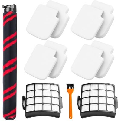 Walntec Vervangende filters voor Shark Stratos AZ3002 AZ3000 AZ3000W DuoClean PowerFins rechtopstaande stofzuiger 1 zachte borstelroller 2 filters 4 schuim- en viltfilters 1 reinigingsborstel Walntec Vervangende filters voor Shark Stratos AZ3002 AZ3000 AZ3000W DuoClean PowerFins rechtopstaande stofzuiger 1 zachte borstelroller 2 filters 4 schuim- en viltfilters 1 reinigingsborstel