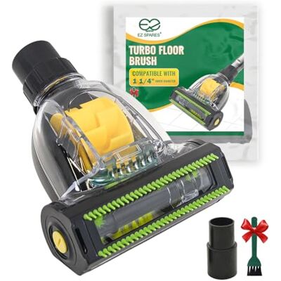EZ SPARES Mini Turbo Floor Borstel Mijt Borstel Bed Schoon Spleten Tool Voor Universele 32mm 1.25 "StofzuigerPast op de meeste Vacuüm Merken Bijlagen zoals Hoover, Bissell, Eureka, Royal, Dirt Devil EZ SPARES Mini Turbo Floor Borstel Mijt Borstel Bed Schoon Spleten Tool Voor Universele 32mm 1.25 "StofzuigerPast op de meeste Vacuüm Merken Bijlagen zoals Hoover, Bissell, Eureka, Royal, Dirt Devil