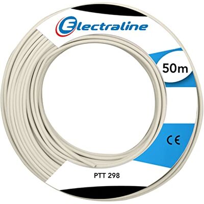 Electraline Telefoonkabel 298 ADSL 4P Ivoor - Kabel Electraline Telefoonkabel 298 ADSL 4P Ivoor - Kabel