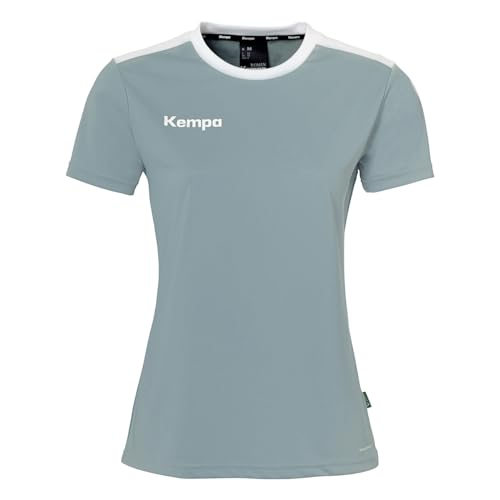 Kempa Handbal Emotion 27 Shirt voor dames, korte mouwen, handbalshirt, sport-T-shirt voor kinderen en volwassenen, voor dames en meisjes, handbalshirt