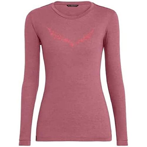 Salewa Dames Solid Logo Dry W L/S Tee. Blouses & T-shirts