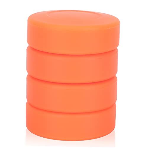 Anneome 4 Stuks Hockey Oefenbal Buitensportbenodigdheden Oefenen Puck Ijshockey Puck Voor Oefenen Rubber Hockey Puck Ijshockey Training Puck Ijshockey Sport Puck Hockey Benodigdheden