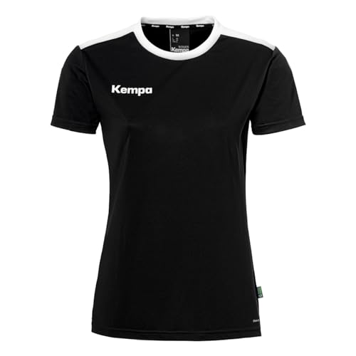 Kempa Handbal Emotion 27 Shirt voor dames, korte mouwen, handbalshirt, sport-T-shirt voor kinderen en volwassenen, voor dames en meisjes, handbalshirt