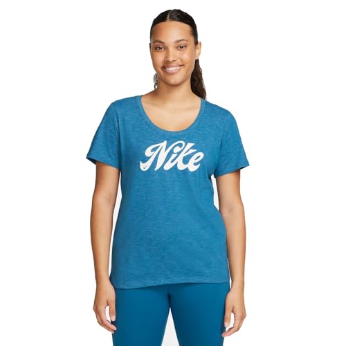 Nike Dri-fit Script T-shirt voor dames