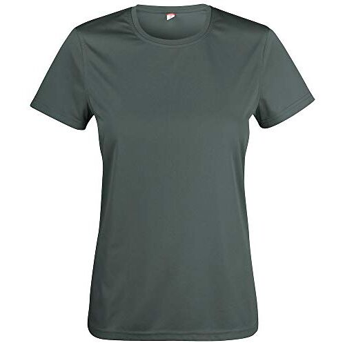 noTrash2003 Ademend T-shirt voor dames, fitness, sport, vrije tijd, UV50, zonwering, 100% polyester, sportshirt, hulpbronnen, zachte spin-dye-stof, pistool., L