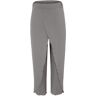 HFENGKG Vrouwen Wijde Pijpen Broek Losse Fitness Yoga Split Broek Open Been Broek Hippie Broek Knickerbockers Dans Kostuum, Grijs, XL