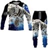 Generic 3D bedrukte hoodie heren sportswear jogging set heren sportswear set heren sportswear set, 4, XL