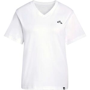 adidas Mujer SUMMER SLIDE GRAPHIC VNECK T-SHIRT, white, M adidas Mujer SUMMER SLIDE GRAPHIC VNECK T-SHIRT, white, M