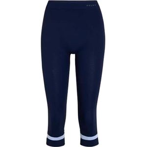 FALKE Dames Broek van onderlaag Warm 3/4 W Ti functioneel materiaal sneldrogend 1 stuk, Blauw Space Blue 6116 Trend, XS FALKE Dames Broek van onderlaag Warm 3/4 W Ti functioneel materiaal sneldrogend 1 stuk, Blauw Space Blue 6116 Trend, XS