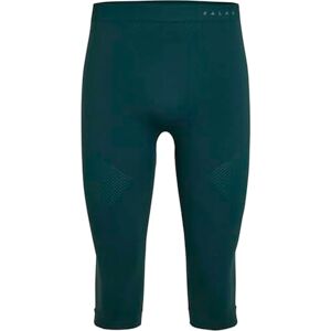 FALKE Heren Broek van onderlaag Warm 3/4 M Ti functioneel materiaal sneldrogend 1 stuk, Groen Holly 7385, S FALKE Heren Broek van onderlaag Warm 3/4 M Ti functioneel materiaal sneldrogend 1 stuk, Groen Holly 7385, S