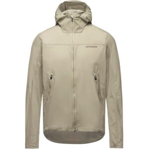 Gore Wear Fernflow Windbreaker Beige - Jas Gore Wear Fernflow Windbreaker Beige - Jas