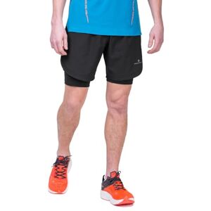 Ronhill Zwarte mesh reflecterende hardloopshorts - Hardloopshorts Ronhill Zwarte mesh reflecterende hardloopshorts - Hardloopshorts