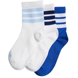 adidas Uniseks-Kind RIBBED 3PP SOCKS, white/white/team royal blue, 4.5-6 adidas Uniseks-Kind RIBBED 3PP SOCKS, white/white/team royal blue, 4.5-6
