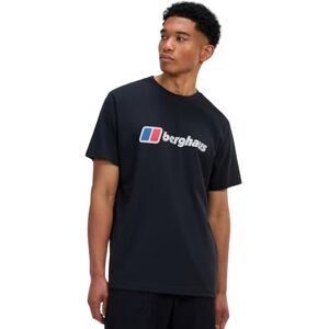 Berghaus Heren klasse XL-Logo T-shirt, zwart/zwart, 3XL Berghaus Heren klasse XL-Logo T-shirt, zwart/zwart, 3XL