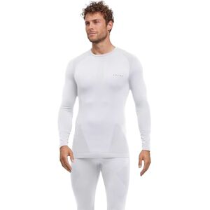 FALKE Heren Top van onderlaag Warm Round Neck M L/s Sh functioneel materiaal sneldrogend 1 stuk, Wit White 2860, XL FALKE Heren Top van onderlaag Warm Round Neck M L/s Sh functioneel materiaal sneldrogend 1 stuk, Wit White 2860, XL
