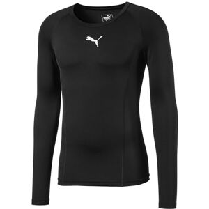 PUMA heren Performance T-shirt Liga Baselayer Tee Ls, Black, M PUMA heren Performance T-shirt Liga Baselayer Tee Ls, Black, M