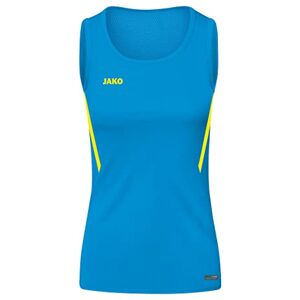 JAKO Tanktop-Uitdaging, Dames, Blauw/Neongeel, 38 JAKO Tanktop-Uitdaging, Dames, Blauw/Neongeel, 38