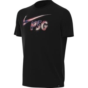 NIKE Paris Saint-Germain Swoosh Voetbal-T-shirt voor oudere kinderen, zwart, HJ3915-010, S NIKE Paris Saint-Germain Swoosh Voetbal-T-shirt voor oudere kinderen, zwart, HJ3915-010, S