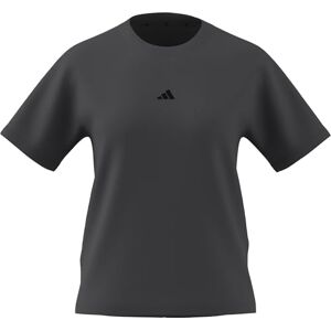 adidas Mujer ESSENTIALS SMALL LOGO COTTON T-SHIRT, grey six/black, S adidas Mujer ESSENTIALS SMALL LOGO COTTON T-SHIRT, grey six/black, S