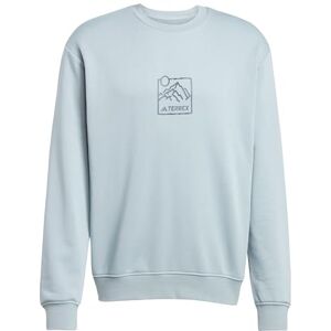 adidas Uniseks-Volwassen Terrex Graphic Crew, magic grey, 3XL adidas Uniseks-Volwassen Terrex Graphic Crew, magic grey, 3XL