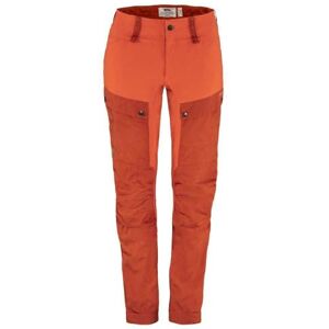 Fjällräven KEB Broeken Curved Vrouwen - Trekkingbroek - Rood Fjällräven KEB Broeken Curved Vrouwen - Trekkingbroek - Rood