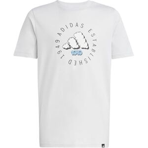 adidas Uniseks-Kind FUN GRAPHIC T-SHIRT, grey one, 7-8 Years adidas Uniseks-Kind FUN GRAPHIC T-SHIRT, grey one, 7-8 Years