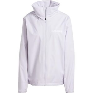 adidas Dames Terrex Multi Essentials 2 Layer Rain Jacket, silver dawn, S adidas Dames Terrex Multi Essentials 2 Layer Rain Jacket, silver dawn, S
